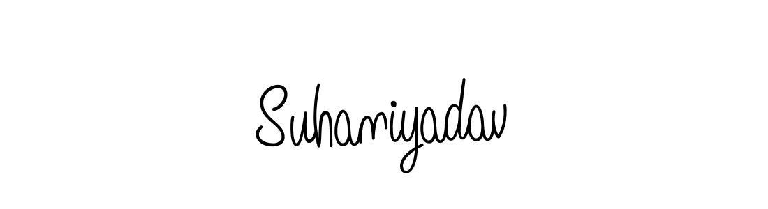 Make a beautiful signature design for name Suhaniyadav. Use this online signature maker to create a handwritten signature for free. Suhaniyadav signature style 5 images and pictures png