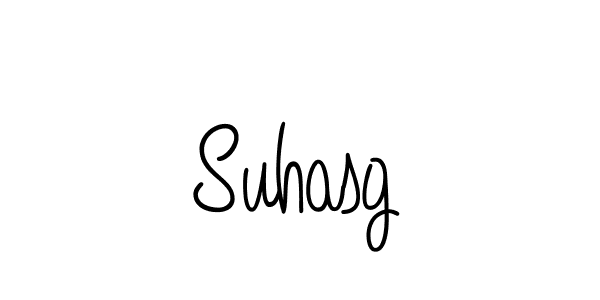 Make a beautiful signature design for name Suhasg. With this signature (Angelique-Rose-font-FFP) style, you can create a handwritten signature for free. Suhasg signature style 5 images and pictures png