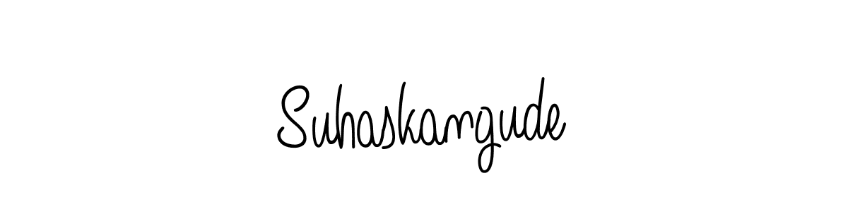 Design your own signature with our free online signature maker. With this signature software, you can create a handwritten (Angelique-Rose-font-FFP) signature for name Suhaskangude. Suhaskangude signature style 5 images and pictures png