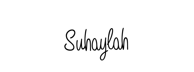 The best way (Angelique-Rose-font-FFP) to make a short signature is to pick only two or three words in your name. The name Suhaylah include a total of six letters. For converting this name. Suhaylah signature style 5 images and pictures png