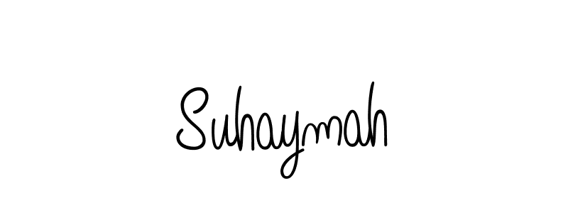 Create a beautiful signature design for name Suhaymah. With this signature (Angelique-Rose-font-FFP) fonts, you can make a handwritten signature for free. Suhaymah signature style 5 images and pictures png