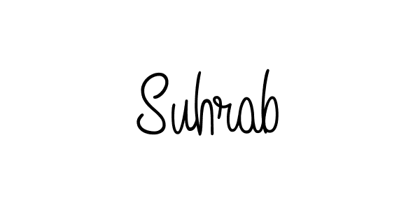 if you are searching for the best signature style for your name Suhrab. so please give up your signature search. here we have designed multiple signature styles  using Angelique-Rose-font-FFP. Suhrab signature style 5 images and pictures png
