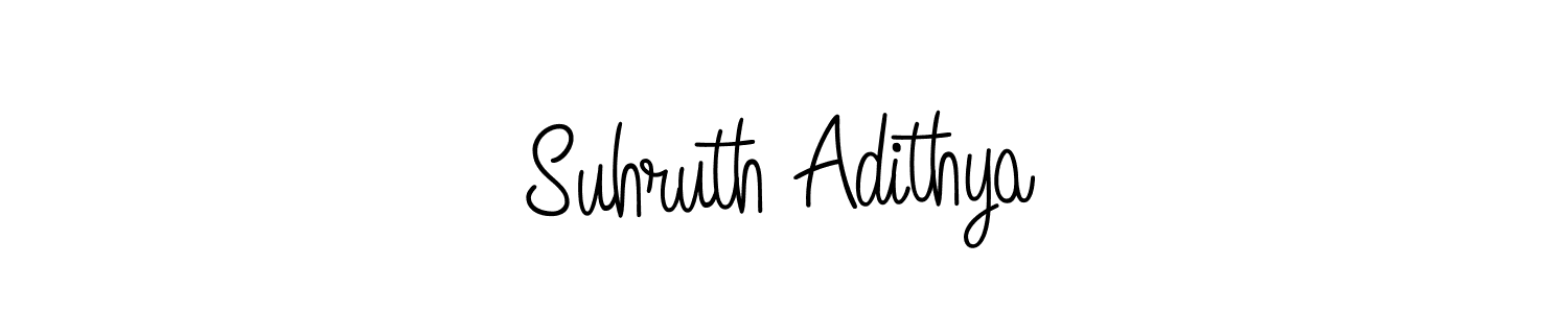 Once you've used our free online signature maker to create your best signature Angelique-Rose-font-FFP style, it's time to enjoy all of the benefits that Suhruth Adithya name signing documents. Suhruth Adithya signature style 5 images and pictures png