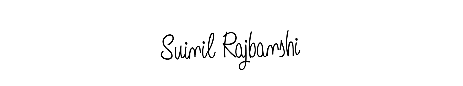 Create a beautiful signature design for name Suinil Rajbanshi. With this signature (Angelique-Rose-font-FFP) fonts, you can make a handwritten signature for free. Suinil Rajbanshi signature style 5 images and pictures png
