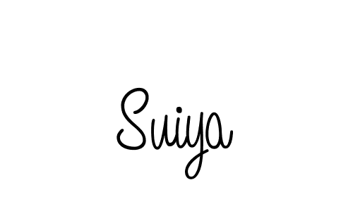 Create a beautiful signature design for name Suiya. With this signature (Angelique-Rose-font-FFP) fonts, you can make a handwritten signature for free. Suiya signature style 5 images and pictures png