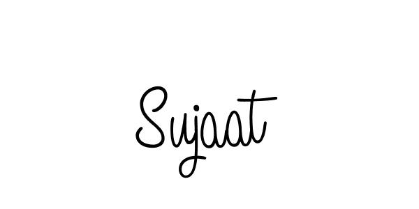 How to make Sujaat signature? Angelique-Rose-font-FFP is a professional autograph style. Create handwritten signature for Sujaat name. Sujaat signature style 5 images and pictures png