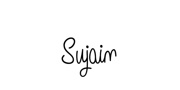 Design your own signature with our free online signature maker. With this signature software, you can create a handwritten (Angelique-Rose-font-FFP) signature for name Sujain. Sujain signature style 5 images and pictures png