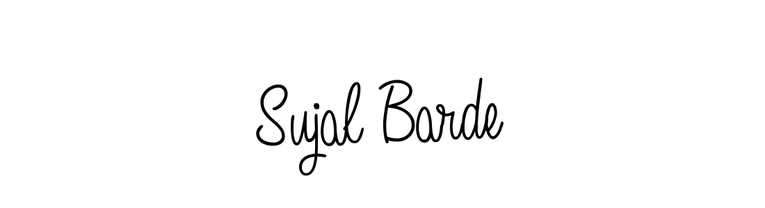 How to Draw Sujal Barde signature style? Angelique-Rose-font-FFP is a latest design signature styles for name Sujal Barde. Sujal Barde signature style 5 images and pictures png