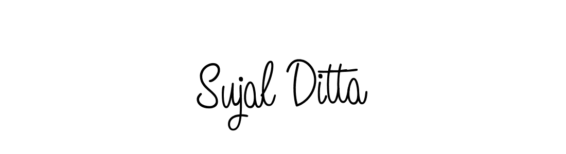 This is the best signature style for the Sujal Ditta name. Also you like these signature font (Angelique-Rose-font-FFP). Mix name signature. Sujal Ditta signature style 5 images and pictures png