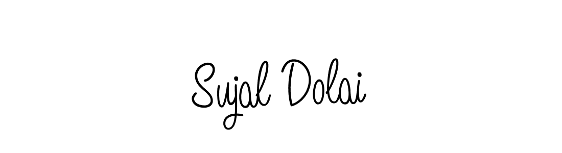 Design your own signature with our free online signature maker. With this signature software, you can create a handwritten (Angelique-Rose-font-FFP) signature for name Sujal Dolai. Sujal Dolai signature style 5 images and pictures png