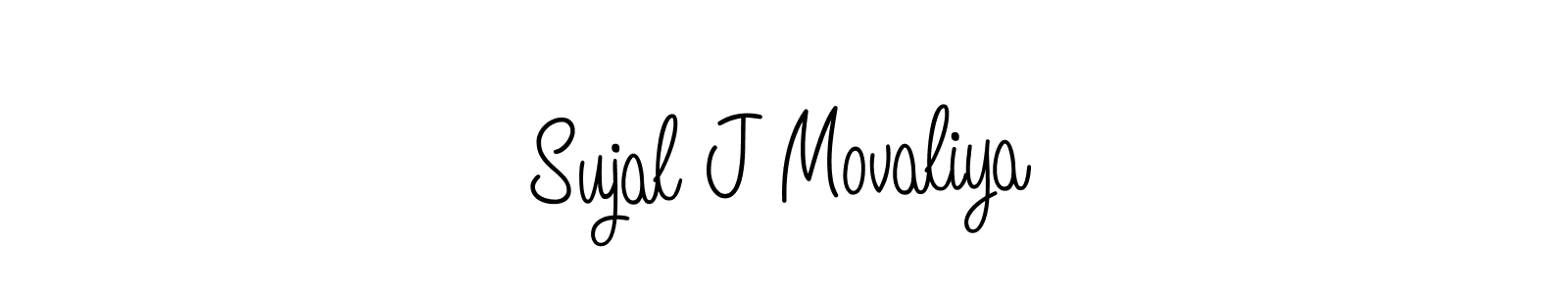 It looks lik you need a new signature style for name Sujal J Movaliya. Design unique handwritten (Angelique-Rose-font-FFP) signature with our free signature maker in just a few clicks. Sujal J Movaliya signature style 5 images and pictures png