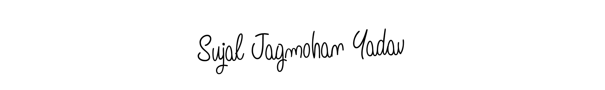 Sujal Jagmohan Yadav stylish signature style. Best Handwritten Sign (Angelique-Rose-font-FFP) for my name. Handwritten Signature Collection Ideas for my name Sujal Jagmohan Yadav. Sujal Jagmohan Yadav signature style 5 images and pictures png