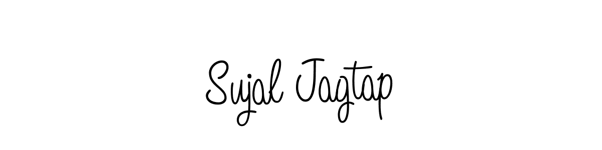 Create a beautiful signature design for name Sujal Jagtap. With this signature (Angelique-Rose-font-FFP) fonts, you can make a handwritten signature for free. Sujal Jagtap signature style 5 images and pictures png