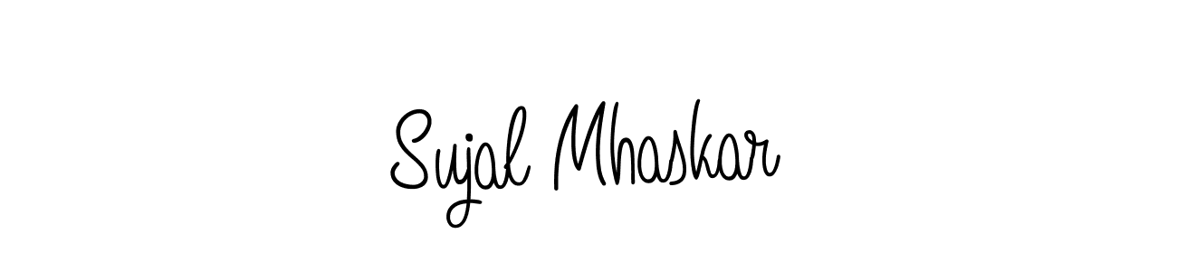 Create a beautiful signature design for name Sujal Mhaskar. With this signature (Angelique-Rose-font-FFP) fonts, you can make a handwritten signature for free. Sujal Mhaskar signature style 5 images and pictures png