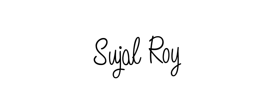 Use a signature maker to create a handwritten signature online. With this signature software, you can design (Angelique-Rose-font-FFP) your own signature for name Sujal Roy. Sujal Roy signature style 5 images and pictures png