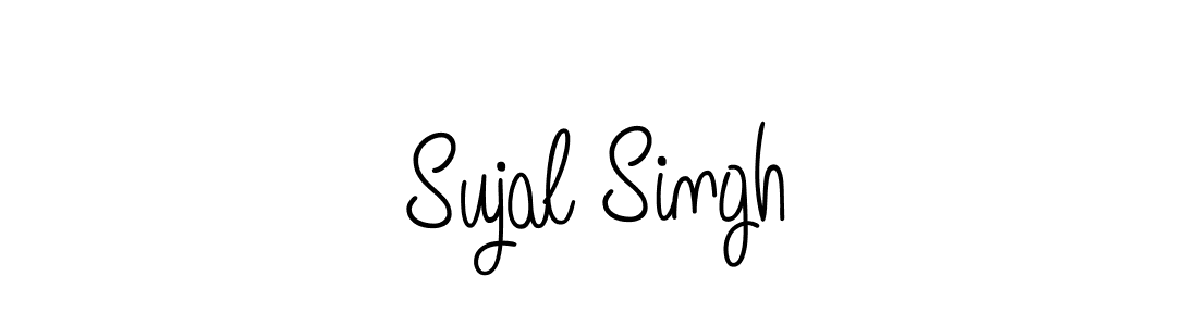 How to make Sujal Singh name signature. Use Angelique-Rose-font-FFP style for creating short signs online. This is the latest handwritten sign. Sujal Singh signature style 5 images and pictures png