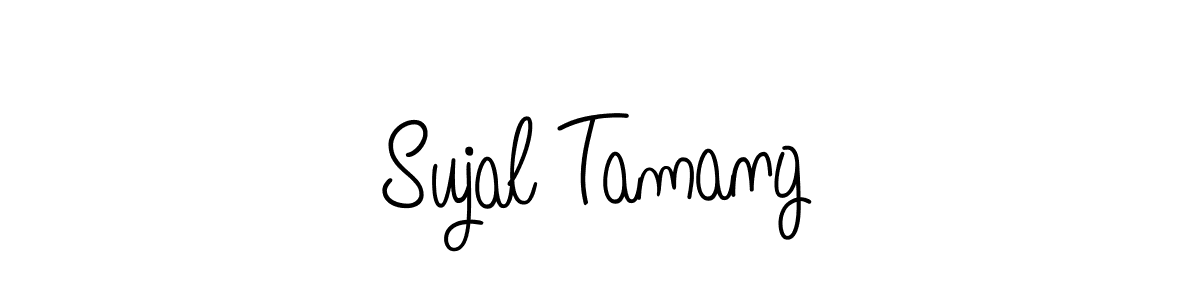 Create a beautiful signature design for name Sujal Tamang. With this signature (Angelique-Rose-font-FFP) fonts, you can make a handwritten signature for free. Sujal Tamang signature style 5 images and pictures png