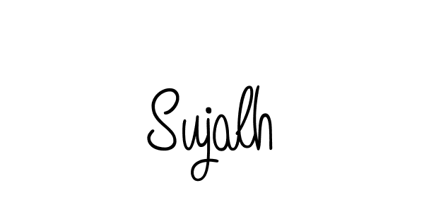 The best way (Angelique-Rose-font-FFP) to make a short signature is to pick only two or three words in your name. The name Sujalh include a total of six letters. For converting this name. Sujalh signature style 5 images and pictures png