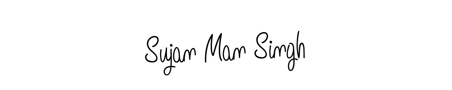 Create a beautiful signature design for name Sujan Man Singh. With this signature (Angelique-Rose-font-FFP) fonts, you can make a handwritten signature for free. Sujan Man Singh signature style 5 images and pictures png