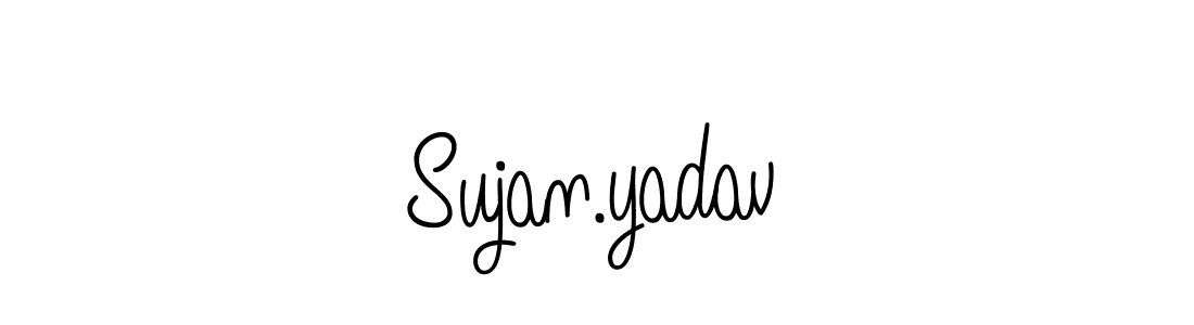 if you are searching for the best signature style for your name Sujan.yadav. so please give up your signature search. here we have designed multiple signature styles  using Angelique-Rose-font-FFP. Sujan.yadav signature style 5 images and pictures png