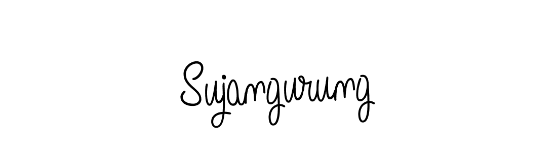 You should practise on your own different ways (Angelique-Rose-font-FFP) to write your name (Sujangurung) in signature. don't let someone else do it for you. Sujangurung signature style 5 images and pictures png
