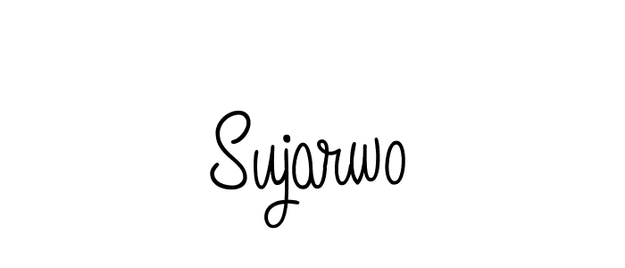 The best way (Angelique-Rose-font-FFP) to make a short signature is to pick only two or three words in your name. The name Sujarwo include a total of six letters. For converting this name. Sujarwo signature style 5 images and pictures png