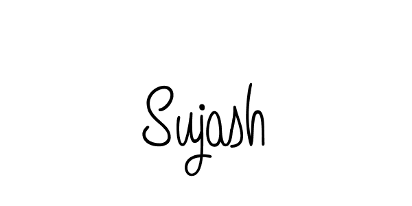 Make a beautiful signature design for name Sujash. With this signature (Angelique-Rose-font-FFP) style, you can create a handwritten signature for free. Sujash signature style 5 images and pictures png