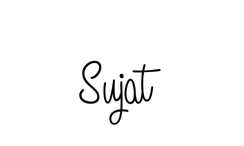 How to make Sujat signature? Angelique-Rose-font-FFP is a professional autograph style. Create handwritten signature for Sujat name. Sujat signature style 5 images and pictures png