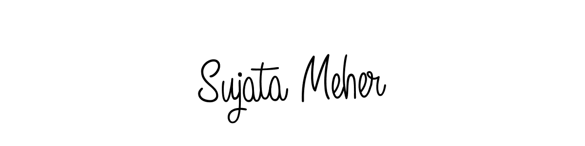You can use this online signature creator to create a handwritten signature for the name Sujata Meher. This is the best online autograph maker. Sujata Meher signature style 5 images and pictures png