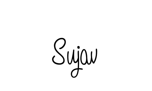 How to make Sujav signature? Angelique-Rose-font-FFP is a professional autograph style. Create handwritten signature for Sujav name. Sujav signature style 5 images and pictures png