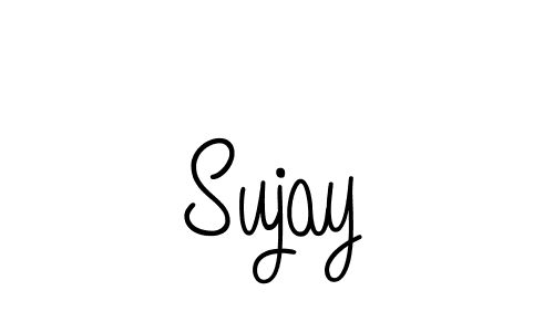 The best way (Angelique-Rose-font-FFP) to make a short signature is to pick only two or three words in your name. The name Sujay include a total of six letters. For converting this name. Sujay signature style 5 images and pictures png