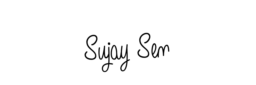 Use a signature maker to create a handwritten signature online. With this signature software, you can design (Angelique-Rose-font-FFP) your own signature for name Sujay Sen. Sujay Sen signature style 5 images and pictures png
