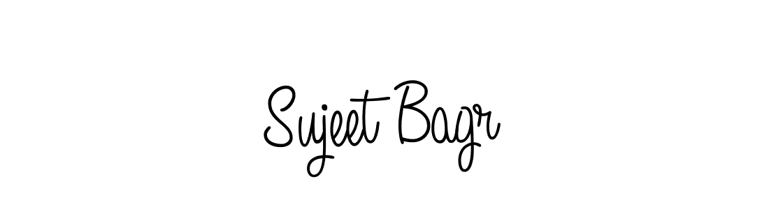 The best way (Angelique-Rose-font-FFP) to make a short signature is to pick only two or three words in your name. The name Sujeet Bagr include a total of six letters. For converting this name. Sujeet Bagr signature style 5 images and pictures png