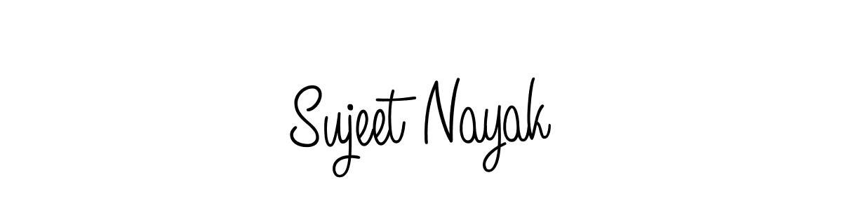 Also we have Sujeet Nayak name is the best signature style. Create professional handwritten signature collection using Angelique-Rose-font-FFP autograph style. Sujeet Nayak signature style 5 images and pictures png