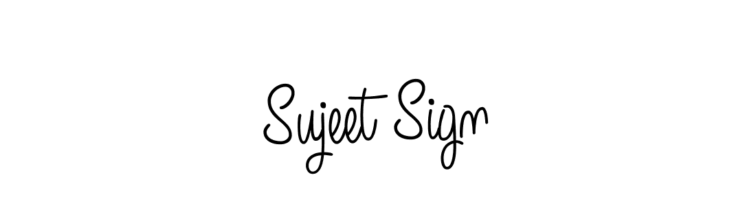 How to make Sujeet Sign name signature. Use Angelique-Rose-font-FFP style for creating short signs online. This is the latest handwritten sign. Sujeet Sign signature style 5 images and pictures png