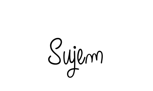 How to make Sujem signature? Angelique-Rose-font-FFP is a professional autograph style. Create handwritten signature for Sujem name. Sujem signature style 5 images and pictures png