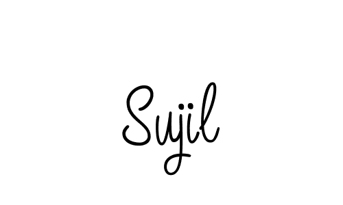 How to Draw Sujil signature style? Angelique-Rose-font-FFP is a latest design signature styles for name Sujil. Sujil signature style 5 images and pictures png