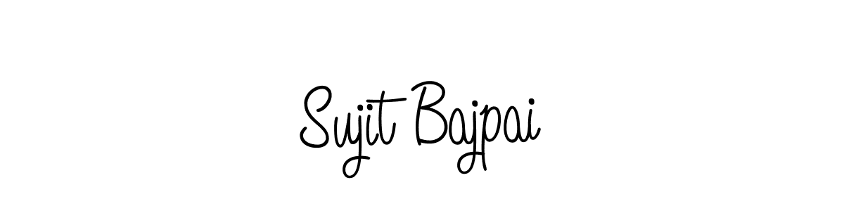 Also we have Sujit Bajpai name is the best signature style. Create professional handwritten signature collection using Angelique-Rose-font-FFP autograph style. Sujit Bajpai signature style 5 images and pictures png