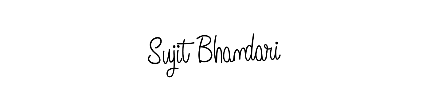 Make a short Sujit Bhandari signature style. Manage your documents anywhere anytime using Angelique-Rose-font-FFP. Create and add eSignatures, submit forms, share and send files easily. Sujit Bhandari signature style 5 images and pictures png