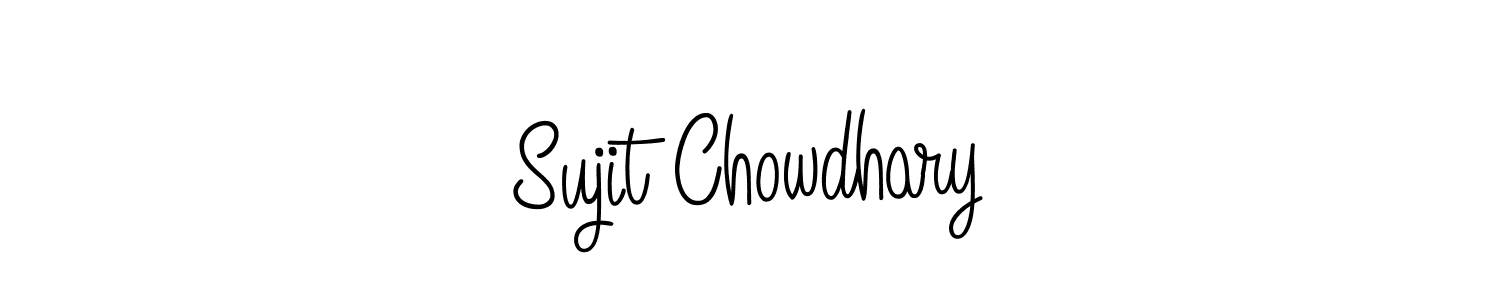 How to make Sujit Chowdhary signature? Angelique-Rose-font-FFP is a professional autograph style. Create handwritten signature for Sujit Chowdhary name. Sujit Chowdhary signature style 5 images and pictures png