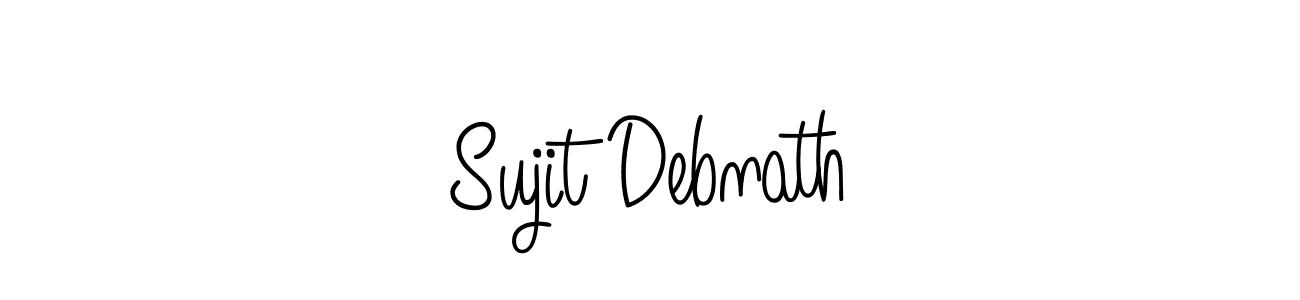 Sujit Debnath stylish signature style. Best Handwritten Sign (Angelique-Rose-font-FFP) for my name. Handwritten Signature Collection Ideas for my name Sujit Debnath. Sujit Debnath signature style 5 images and pictures png