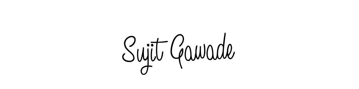 Best and Professional Signature Style for Sujit Gawade. Angelique-Rose-font-FFP Best Signature Style Collection. Sujit Gawade signature style 5 images and pictures png