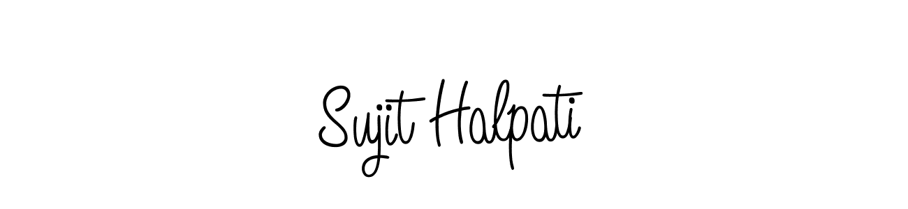 Angelique-Rose-font-FFP is a professional signature style that is perfect for those who want to add a touch of class to their signature. It is also a great choice for those who want to make their signature more unique. Get Sujit Halpati name to fancy signature for free. Sujit Halpati signature style 5 images and pictures png
