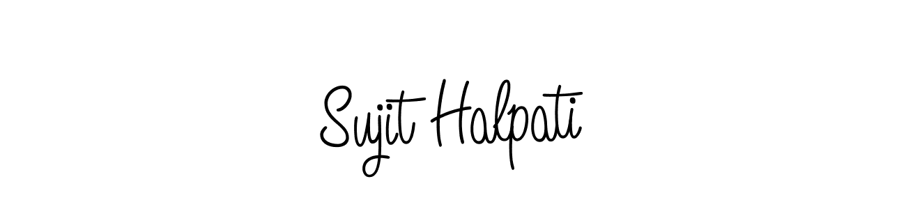 Angelique-Rose-font-FFP is a professional signature style that is perfect for those who want to add a touch of class to their signature. It is also a great choice for those who want to make their signature more unique. Get Sujit Halpati name to fancy signature for free. Sujit Halpati signature style 5 images and pictures png