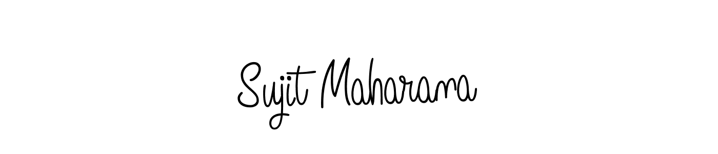 Design your own signature with our free online signature maker. With this signature software, you can create a handwritten (Angelique-Rose-font-FFP) signature for name Sujit Maharana. Sujit Maharana signature style 5 images and pictures png