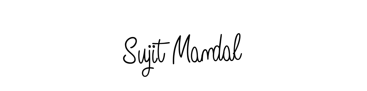 Also we have Sujit Mandal name is the best signature style. Create professional handwritten signature collection using Angelique-Rose-font-FFP autograph style. Sujit Mandal signature style 5 images and pictures png