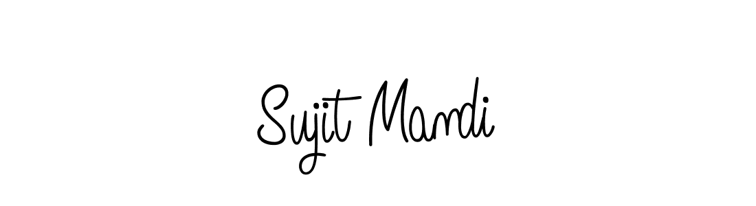 You should practise on your own different ways (Angelique-Rose-font-FFP) to write your name (Sujit Mandi) in signature. don't let someone else do it for you. Sujit Mandi signature style 5 images and pictures png