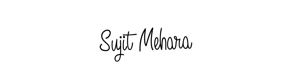 Make a beautiful signature design for name Sujit Mehara. With this signature (Angelique-Rose-font-FFP) style, you can create a handwritten signature for free. Sujit Mehara signature style 5 images and pictures png