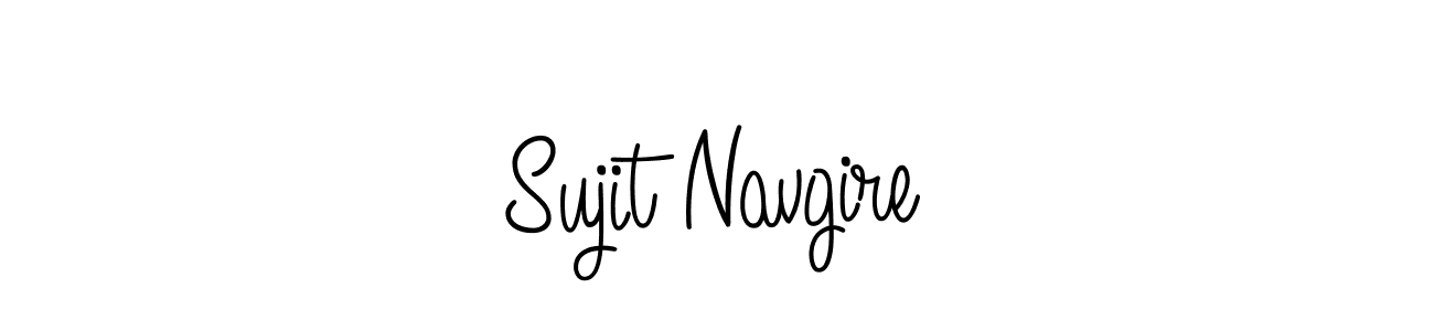 Design your own signature with our free online signature maker. With this signature software, you can create a handwritten (Angelique-Rose-font-FFP) signature for name Sujit Navgire. Sujit Navgire signature style 5 images and pictures png