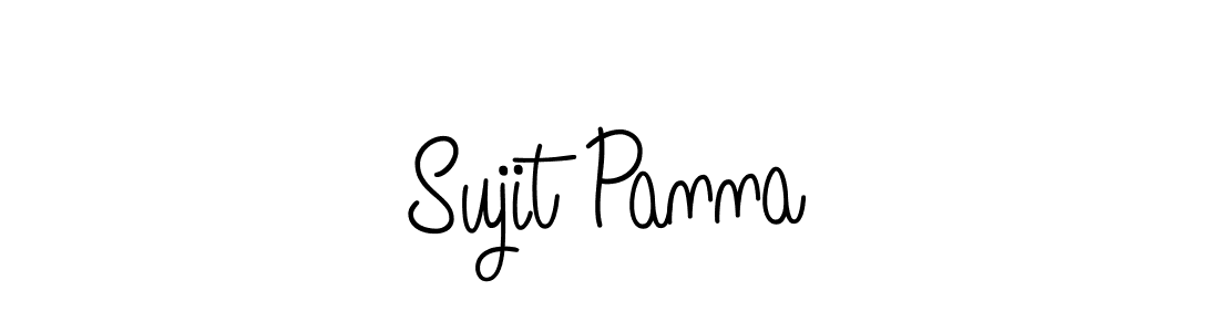 if you are searching for the best signature style for your name Sujit Panna. so please give up your signature search. here we have designed multiple signature styles  using Angelique-Rose-font-FFP. Sujit Panna signature style 5 images and pictures png